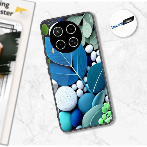Tecno Camon 30 Cover - Flower Series - Premium Printed Metal soft Bumper shock Proof Case