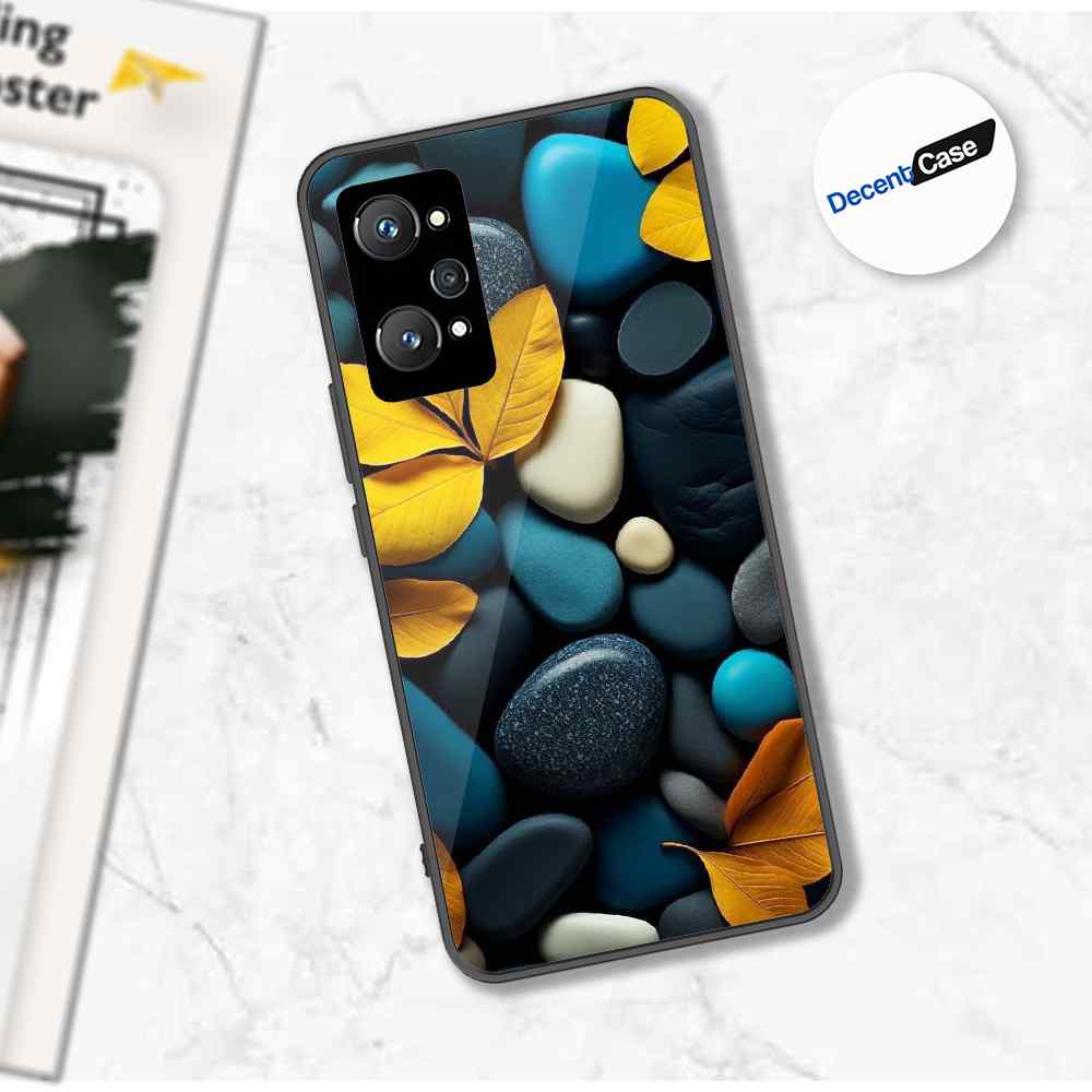 Realme GT Neo 2 Cover - Flower Series - Premium Printed Metal soft Bumper shock Proof Case