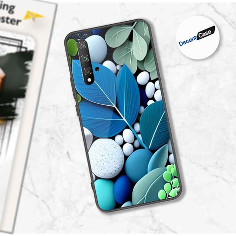 Honor 20 Cover - Flower Series - Premium Printed Metal soft Bumper shock Proof Case
