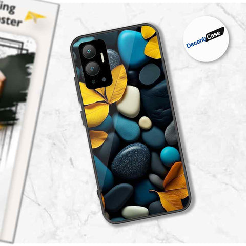 Infinix Hot 12 Cover - Flower Series - Premium Printed Metal soft Bumper shock Proof Case
