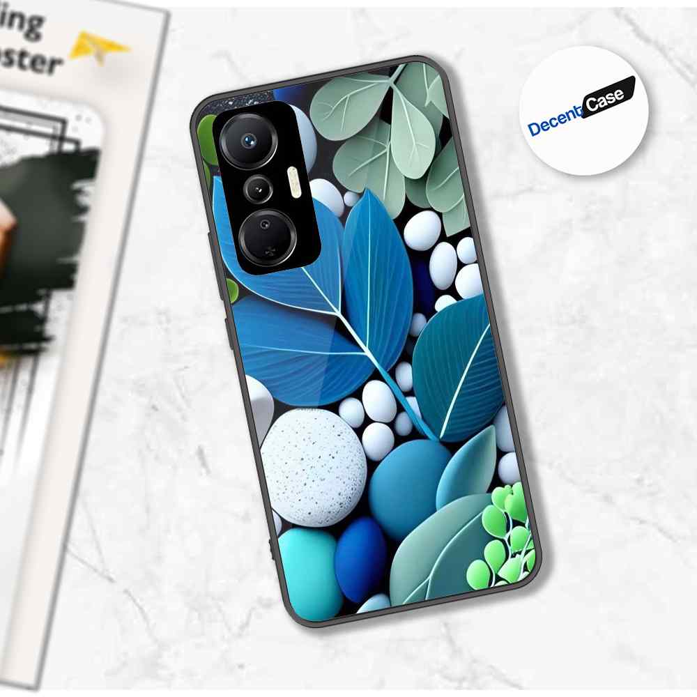 Infinix Hot 20S Cover - Flower Series - Premium Printed Metal soft Bumper shock Proof Case