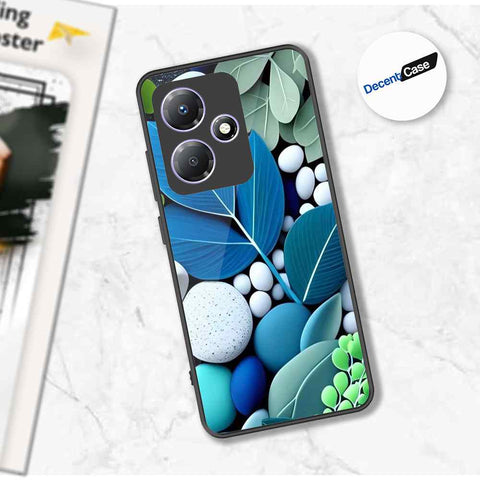 Infinix Hot 30 Play Cover - Flower Series - Premium Printed Metal soft Bumper shock Proof Case