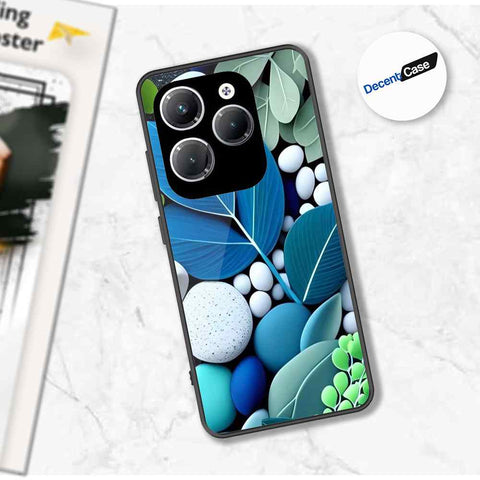 Infinix Hot 40 Cover - Flower Series - Premium Printed Metal soft Bumper shock Proof Case