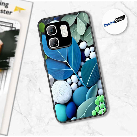 Infinix Hot 50i Cover - Flower Series - Premium Printed Metal soft Bumper shock Proof Case