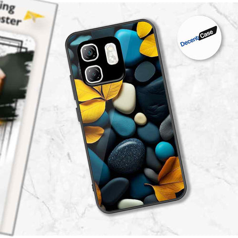 Infinix Hot 50i Cover - Flower Series - Premium Printed Metal soft Bumper shock Proof Case