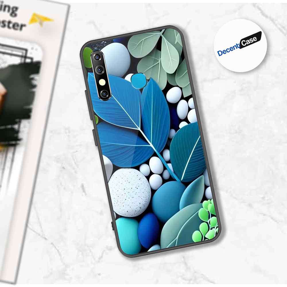 Tecno Spark 4 Cover - Flower Series - Premium Printed Metal soft Bumper shock Proof Case