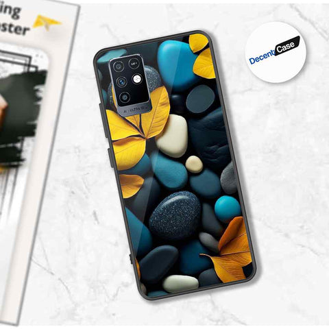 Infinix Note 10 Cover - Flower Series - Premium Printed Metal soft Bumper shock Proof Case