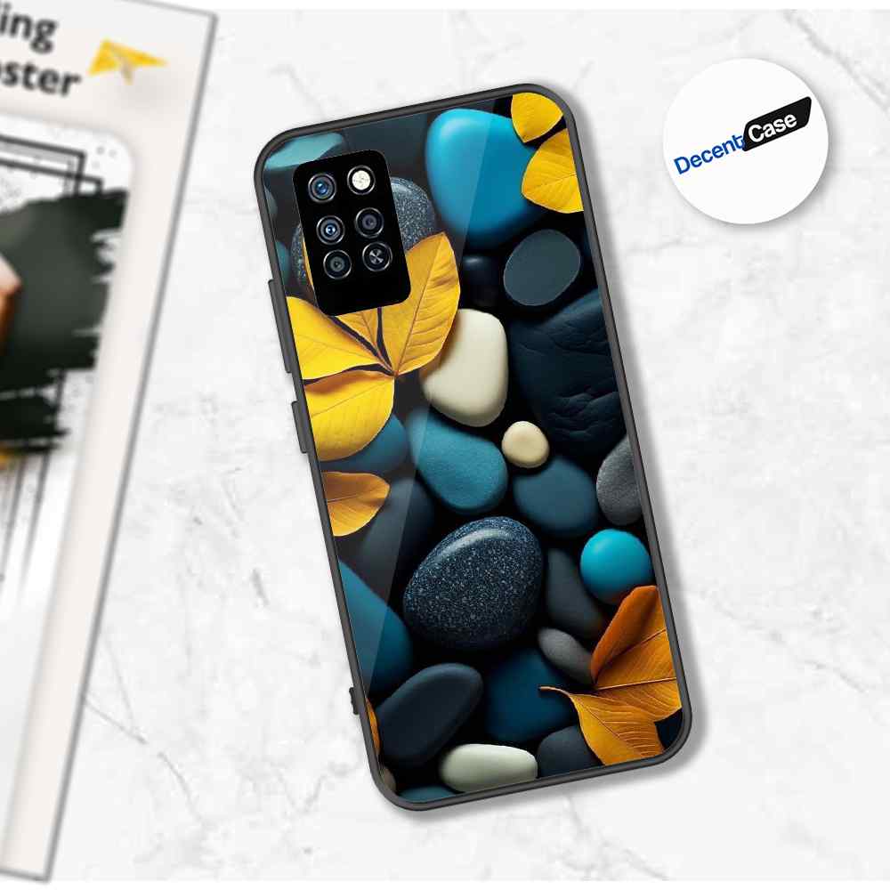 Infinix Note 10 Pro Cover - Flower Series - Premium Printed Metal soft Bumper shock Proof Case