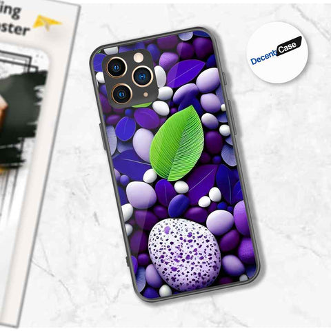 iPhone 11 Pro Cover - Flower Series - Premium Printed Metal soft Bumper shock Proof Case