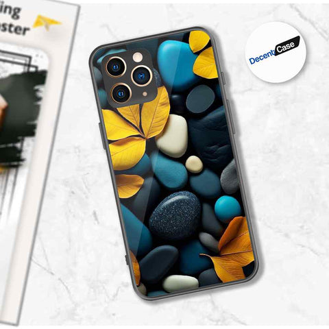 iPhone 11 Pro Max Cover - Flower Series - Premium Printed Metal soft Bumper shock Proof Case