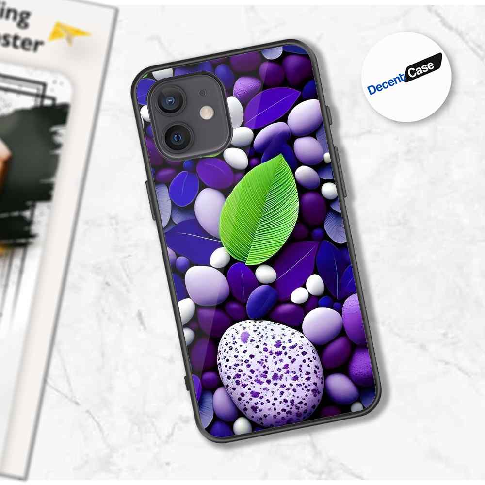 iPhone 12 Cover - Flower Series - Premium Printed Metal soft Bumper shock Proof Case