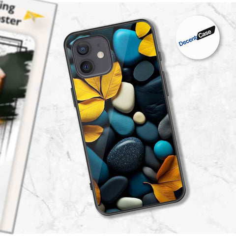 iPhone 12 Mini Cover - Flower Series - Premium Printed Metal soft Bumper shock Proof Case
