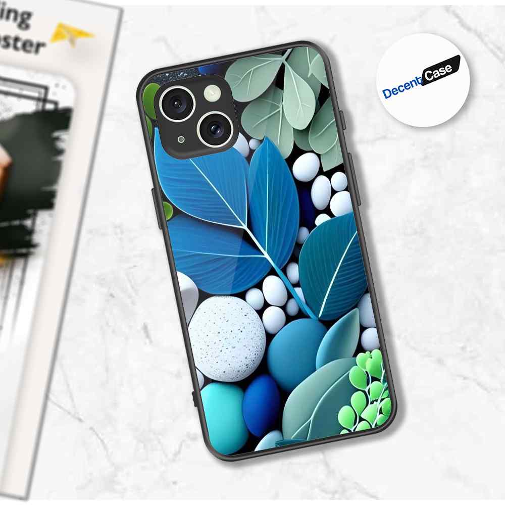 iPhone 15 Cover - Flower Series - Premium Printed Metal soft Bumper shock Proof Case