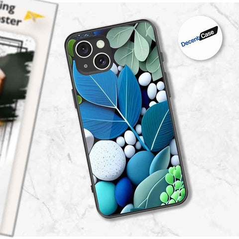 iPhone 15 Cover - Flower Series - Premium Printed Metal soft Bumper shock Proof Case