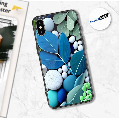 iPhone XS / X Cover - Flower Series - Premium Printed Metal soft Bumper shock Proof Case