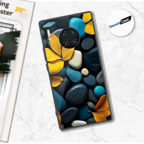 Huawei Mate 30 Pro Cover - Flower Series - Premium Printed Metal soft Bumper shock Proof Case