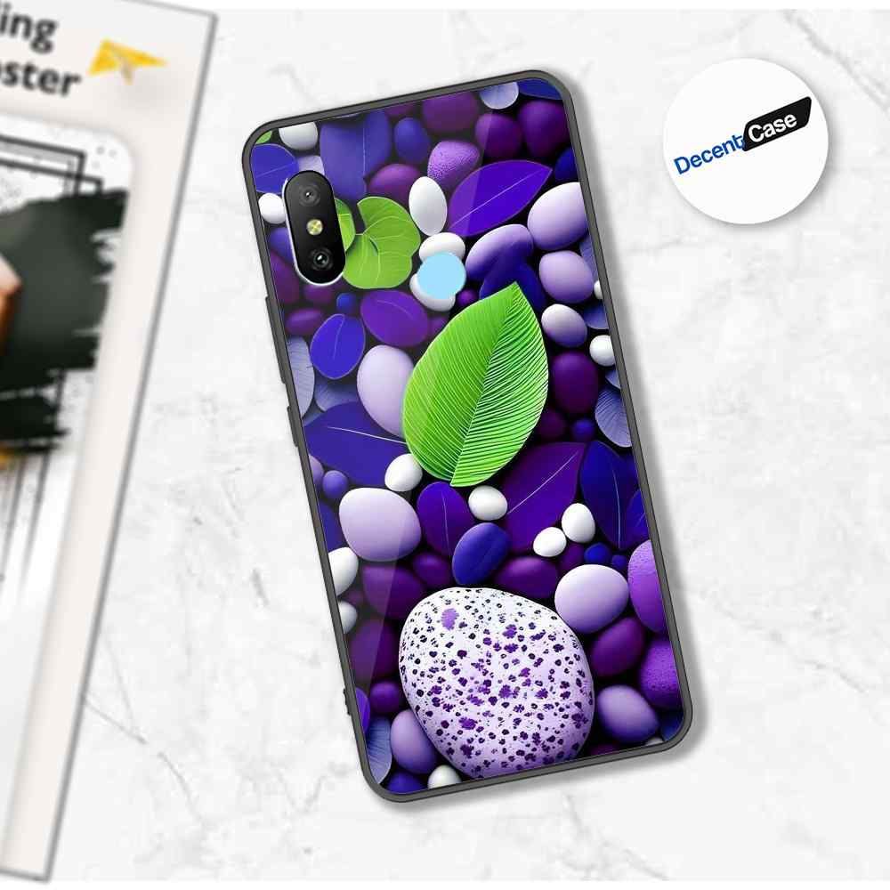 Xiaomi Mi A2 Lite / Redmi 6 Pro Cover - Flower Series - Premium Printed Metal soft Bumper shock Proof Case