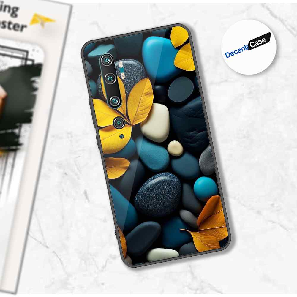 Xiaomi Mi Note 10 Cover - Flower Series - Premium Printed Metal soft Bumper shock Proof Case