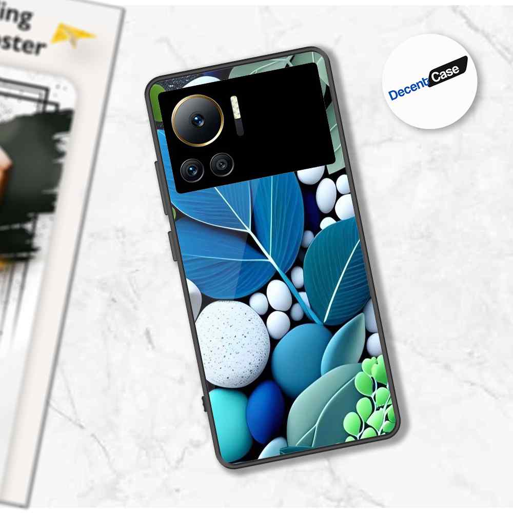 Infinix Note 12 VIP Cover - Flower Series - Premium Printed Metal soft Bumper shock Proof Case