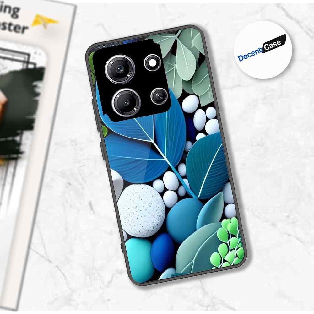 Infinix Note 30i Cover - Flower Series - Premium Printed Metal soft Bumper shock Proof Case