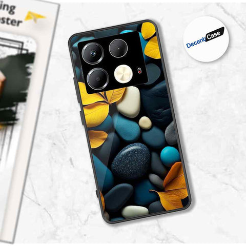 Infinix Note 40 Cover - Flower Series - Premium Printed Metal soft Bumper shock Proof Case