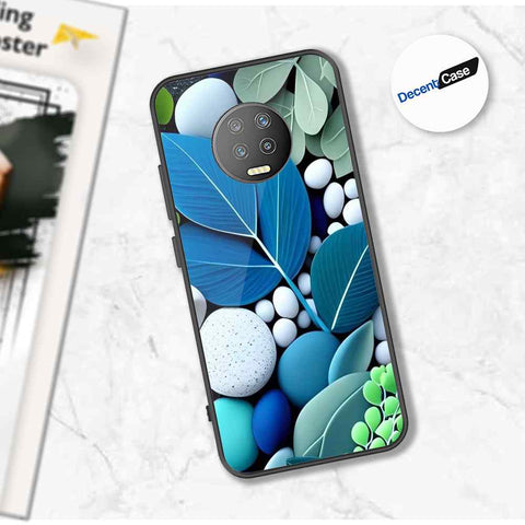 Infinix Note 7 Cover - Flower Series - Premium Printed Metal soft Bumper shock Proof Case