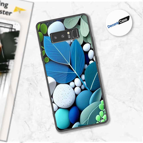 Samsung Galaxy Note 8 Cover - Flower Series - Premium Printed Metal soft Bumper shock Proof Case