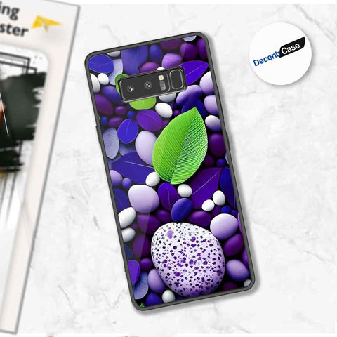 Samsung Galaxy Note 8 Cover - Flower Series - Premium Printed Metal soft Bumper shock Proof Case