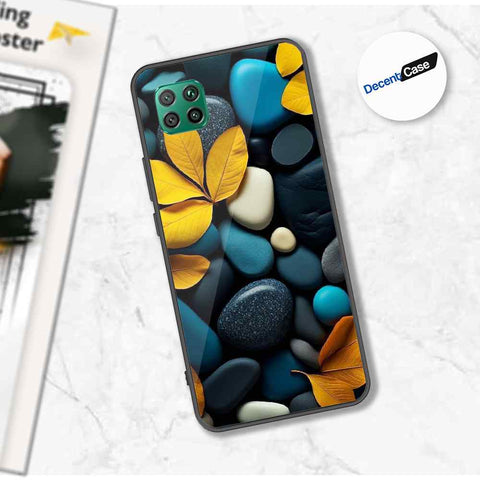 Huawei P40 lite Cover - Flower Series - Premium Printed Metal soft Bumper shock Proof Case