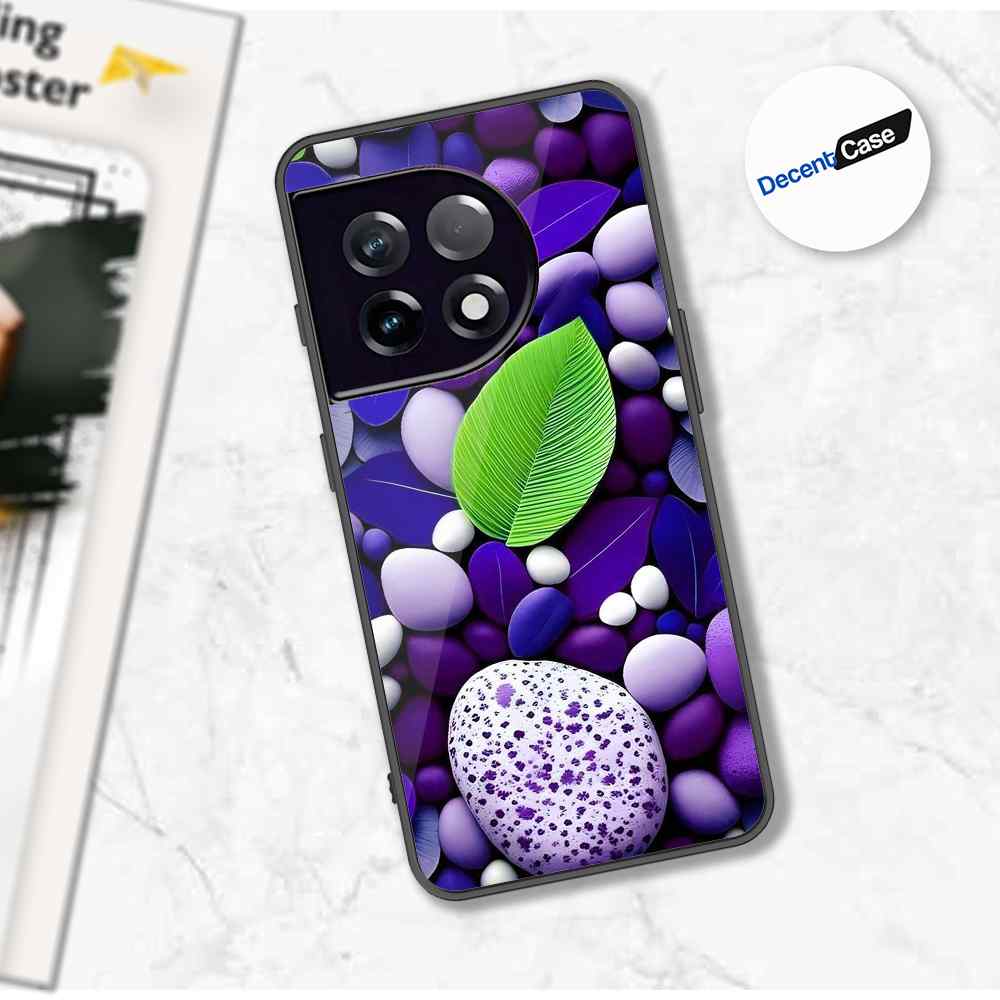 OnePlus 11 Cover - Flower Series - Premium Printed Metal soft Bumper shock Proof Case
