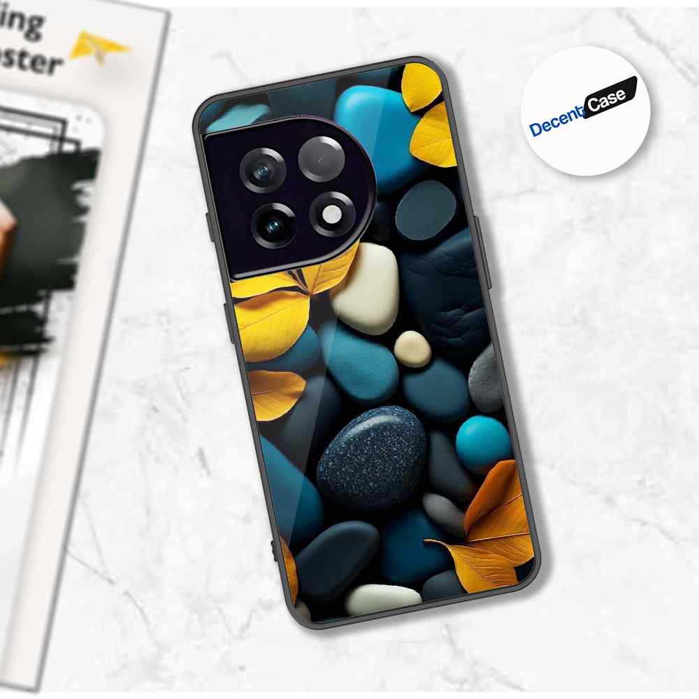 OnePlus 11 Cover - Flower Series - Premium Printed Metal soft Bumper shock Proof Case