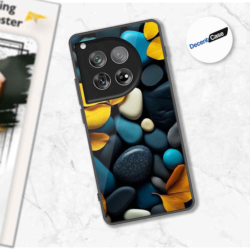 OnePlus 12 Cover - Flower Series - Premium Printed Metal soft Bumper shock Proof Case