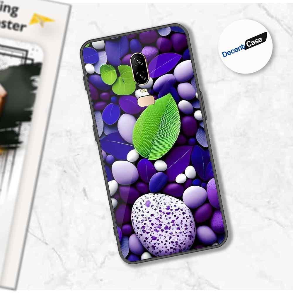 OnePlus 6 Cover - Flower Series - Premium Printed Metal soft Bumper shock Proof Case