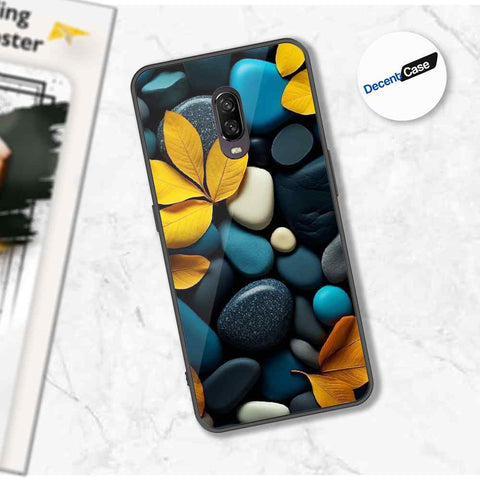 OnePlus 6T Cover - Flower Series - Premium Printed Metal soft Bumper shock Proof Case