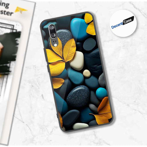 Huawei P20 Cover - Flower Series - Premium Printed Metal soft Bumper shock Proof Case