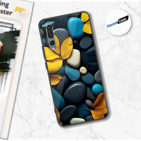 Huawei P20 Pro Cover - Flower Series - Premium Printed Metal soft Bumper shock Proof Case