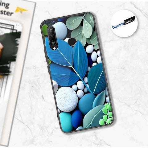 Huawei P30 lite Cover - Flower Series - Premium Printed Metal soft Bumper shock Proof Case