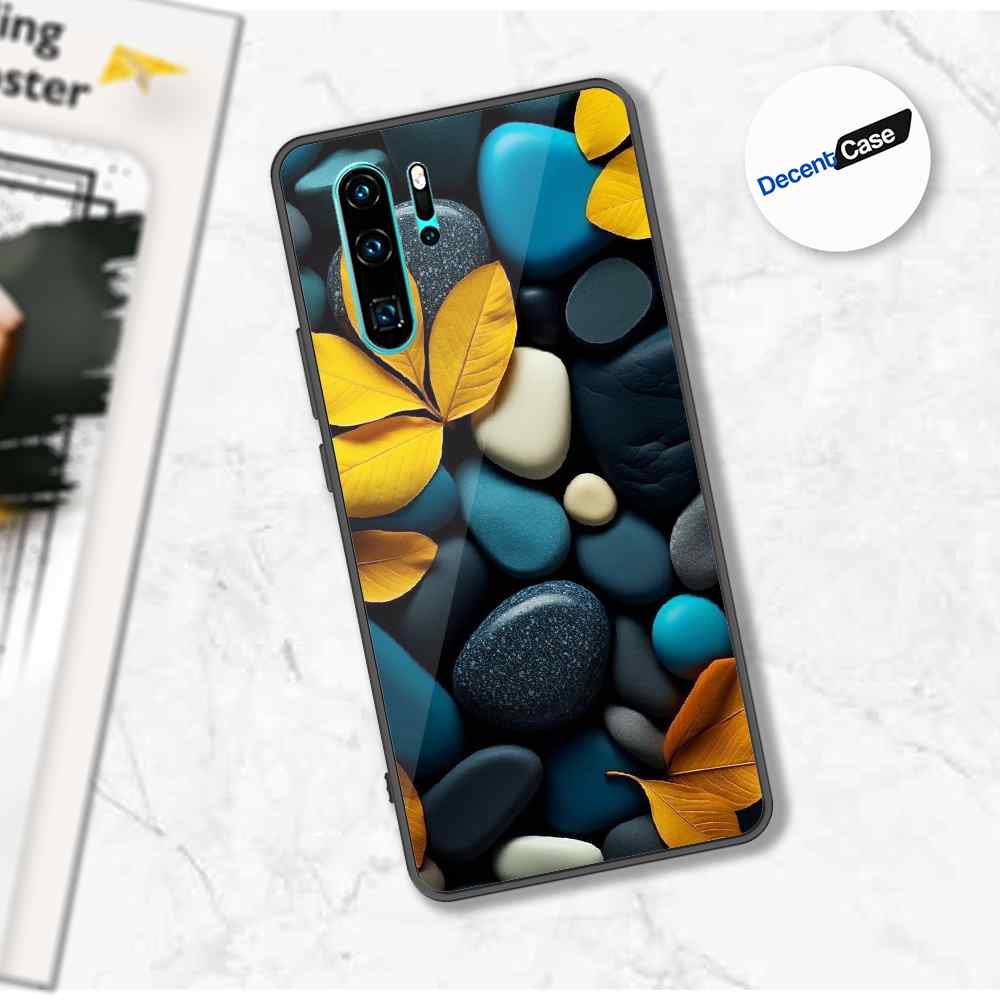 Huawei P30 Pro Cover - Flower Series - Premium Printed Metal soft Bumper shock Proof Case