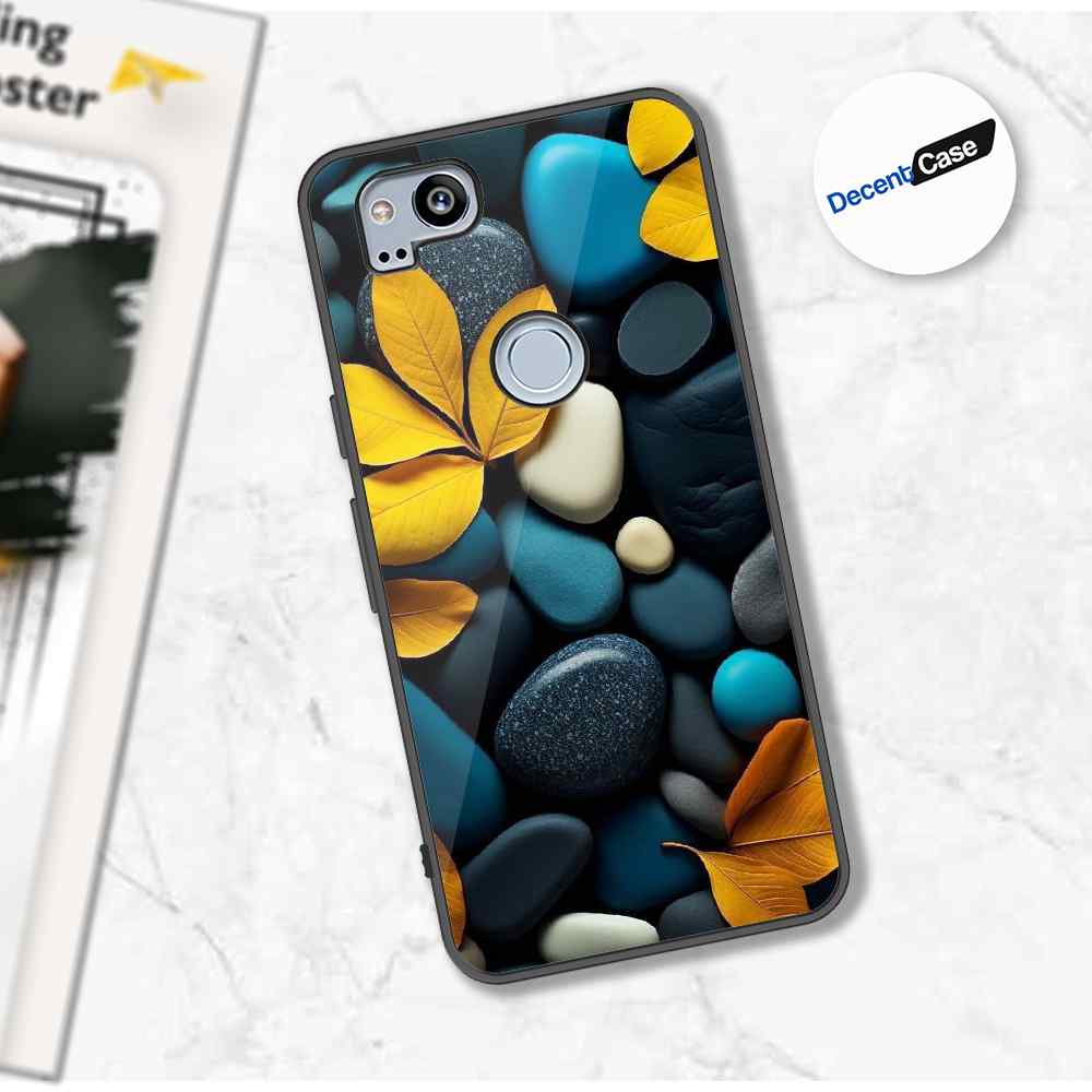Google Pixel 2 Cover - Flower Series - Premium Printed Metal soft Bumper shock Proof Case