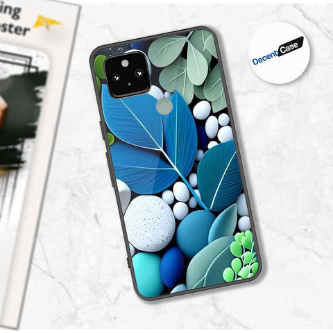 Google Pixel 5 Cover - Flower Series - Premium Printed Metal soft Bumper shock Proof Case