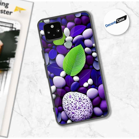 Google Pixel 5 Cover - Flower Series - Premium Printed Metal soft Bumper shock Proof Case
