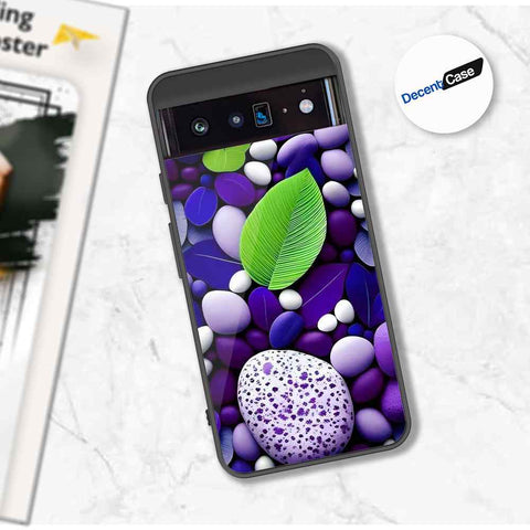 Google Pixel 6 Cover - Flower Series - Premium Printed Metal soft Bumper shock Proof Case