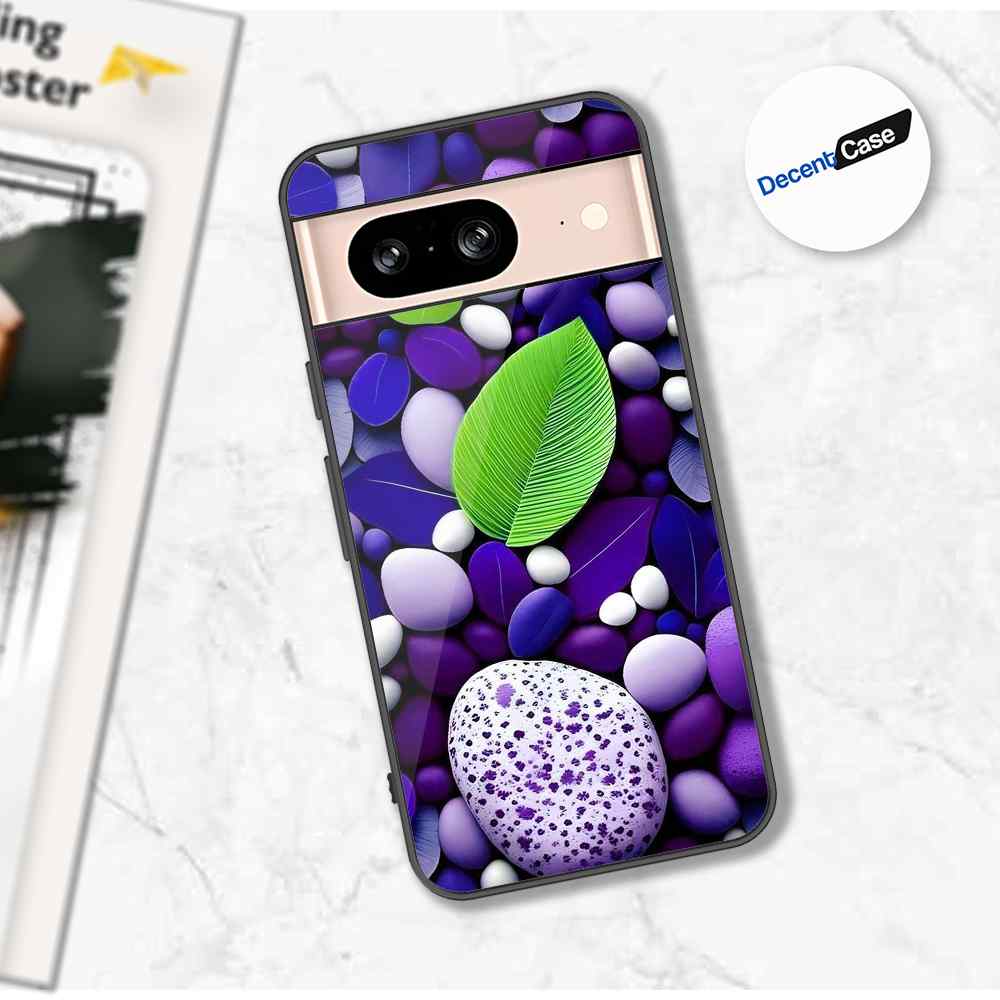 Google Pixel 8 Cover - Flower Series - Premium Printed Metal soft Bumper shock Proof Case