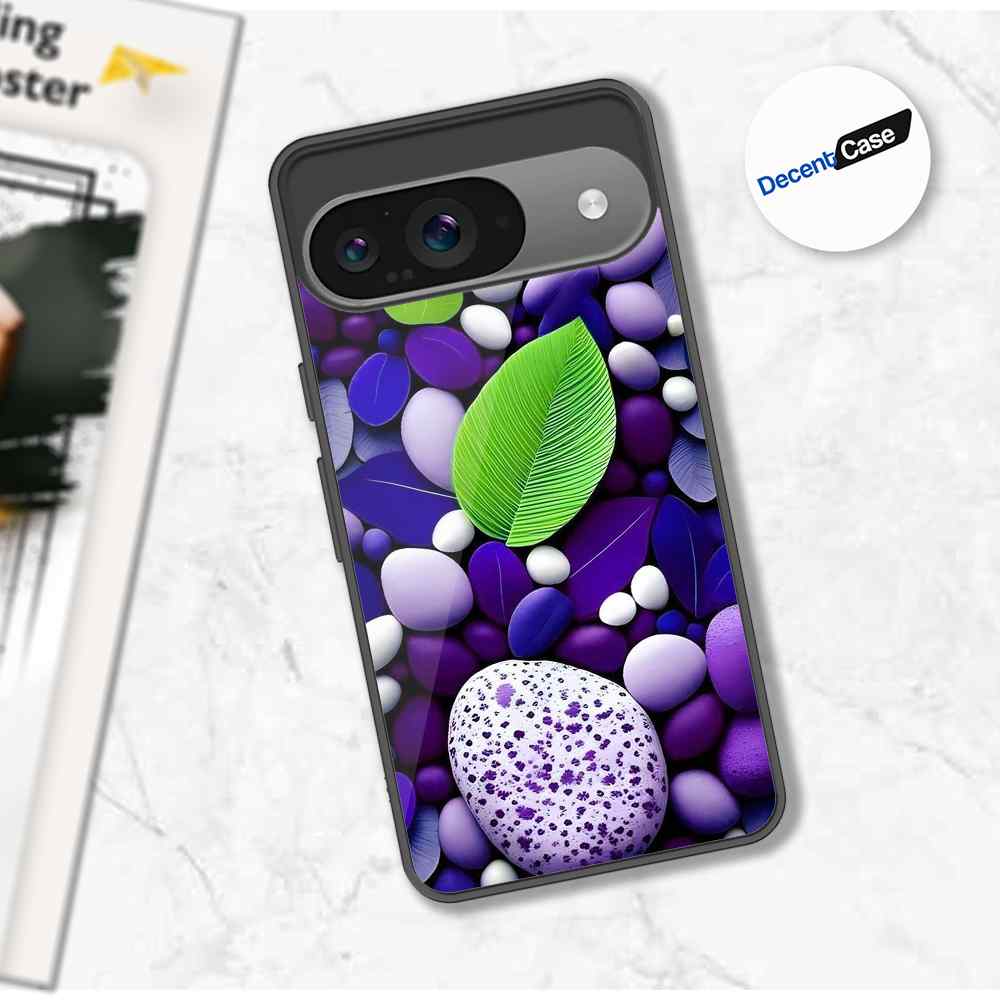 Google Pixel 9 Cover - Flower Series - Premium Printed Metal soft Bumper shock Proof Case