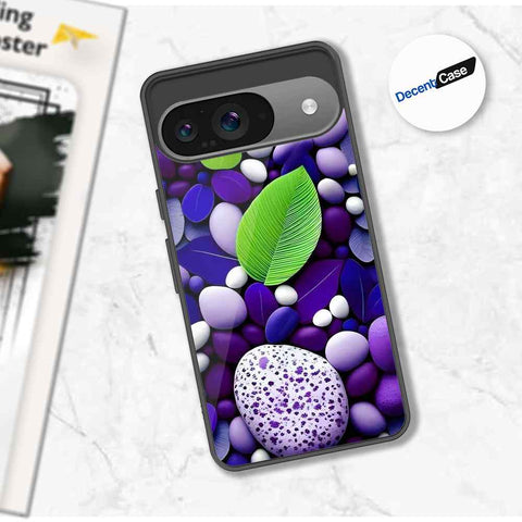 Google Pixel 9 Cover - Flower Series - Premium Printed Metal soft Bumper shock Proof Case