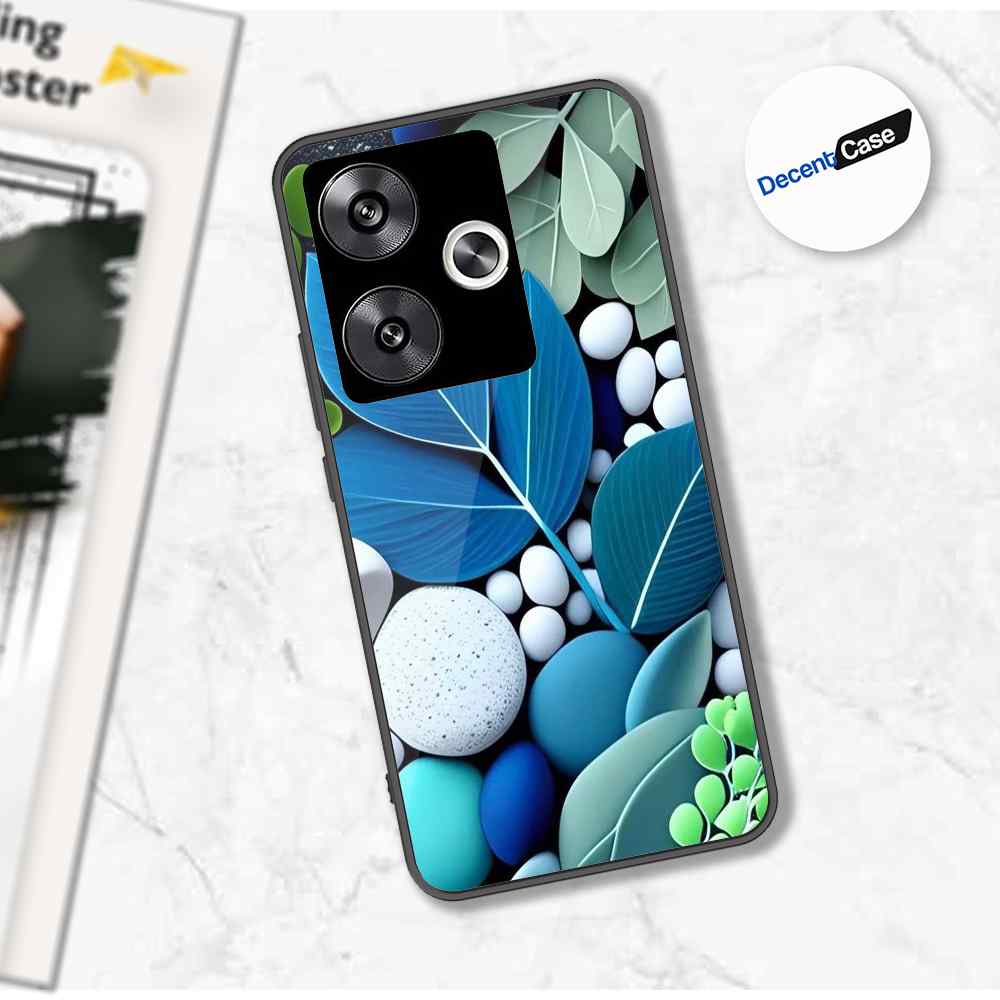 Xiaomi Poco F6 Cover - Flower Series - Premium Printed Metal soft Bumper shock Proof Case