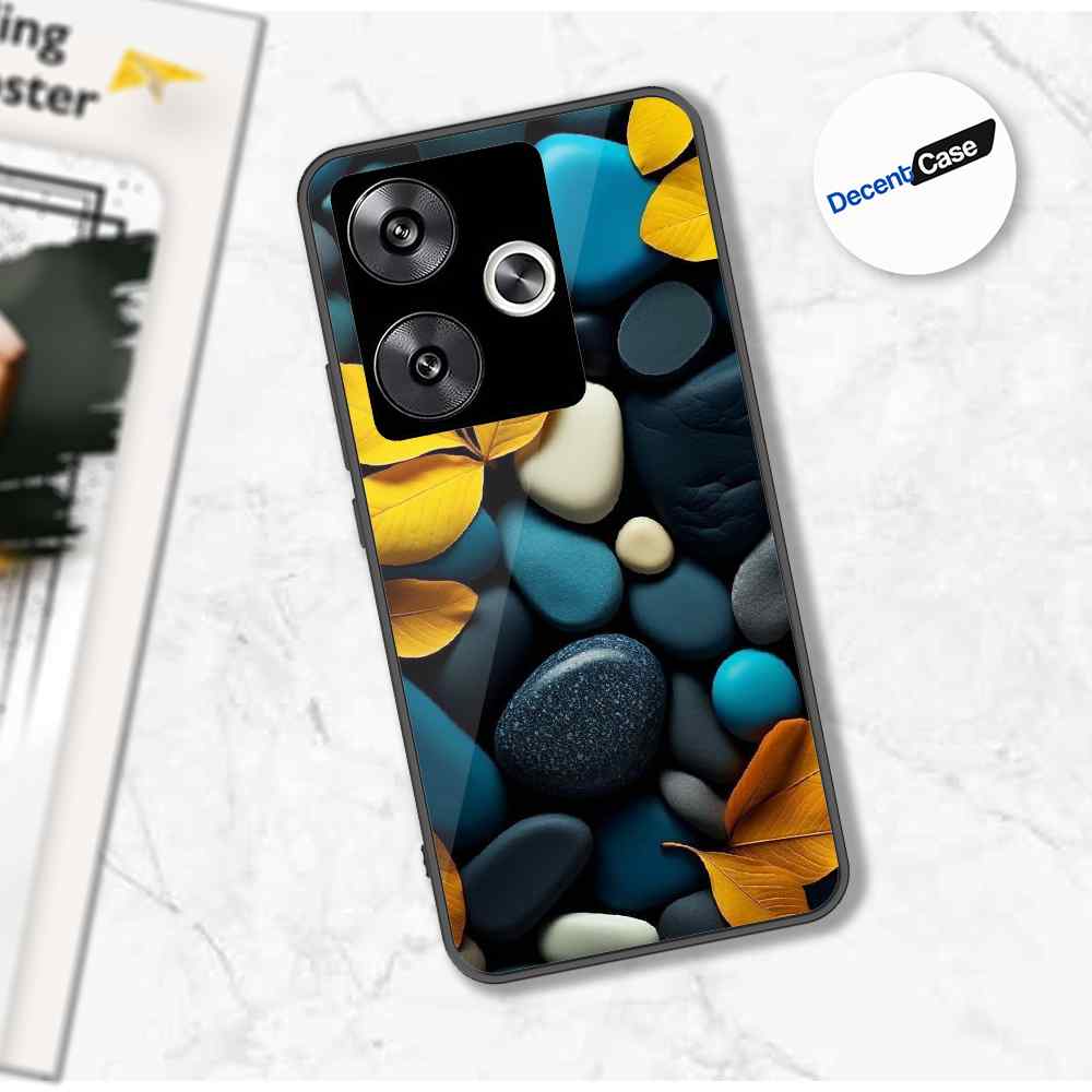 Xiaomi Poco F6 Cover - Flower Series - Premium Printed Metal soft Bumper shock Proof Case