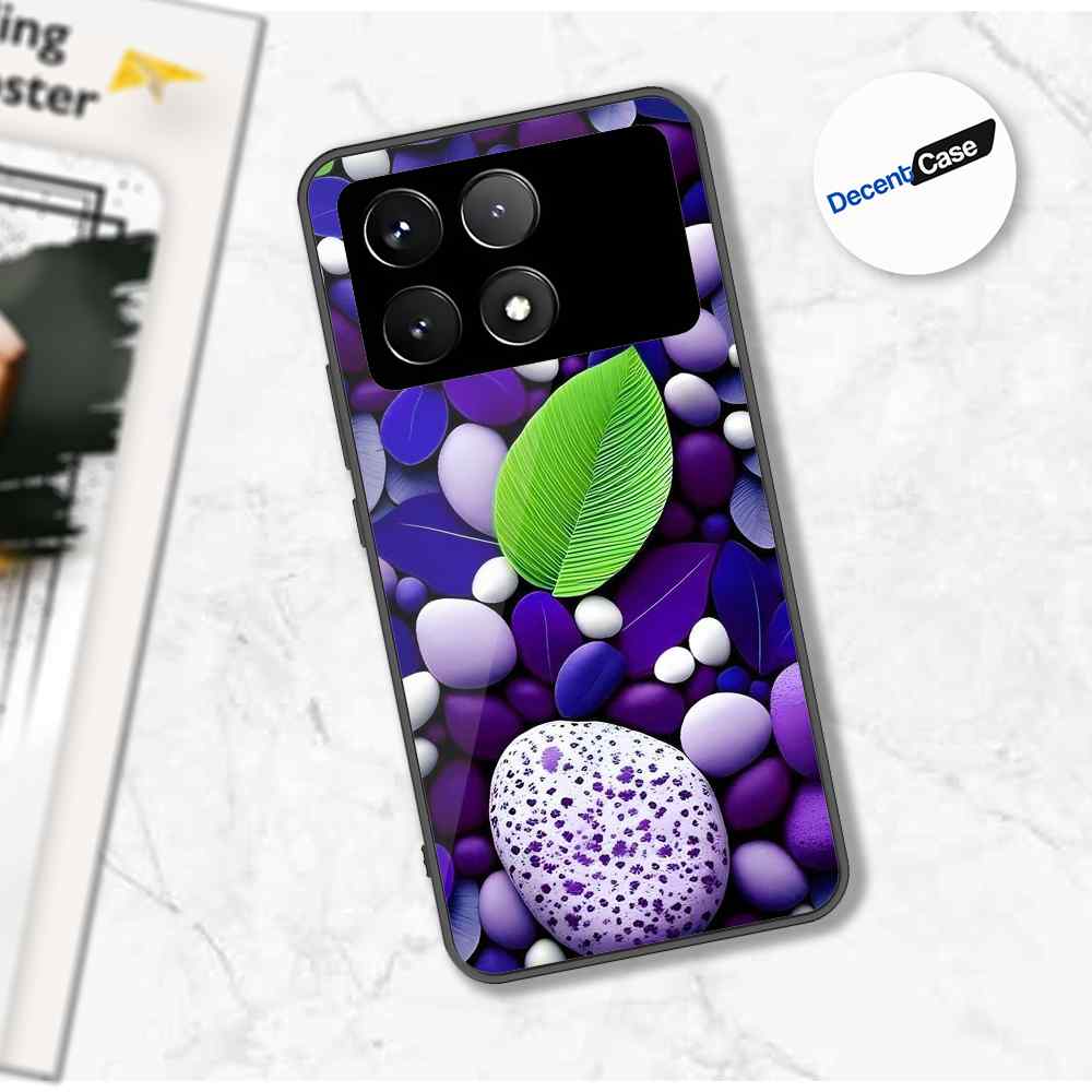 Xiaomi Poco F6 Pro Cover - Flower Series - Premium Printed Metal soft Bumper shock Proof Case