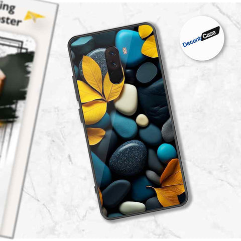 Xiaomi Pocophone F1 Cover - Flower Series - Premium Printed Metal soft Bumper shock Proof Case
