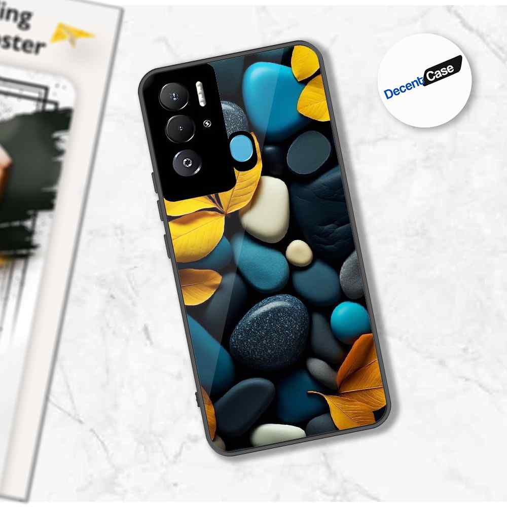 Tecno Pova Neo Cover - Flower Series - Premium Printed Metal soft Bumper shock Proof Case